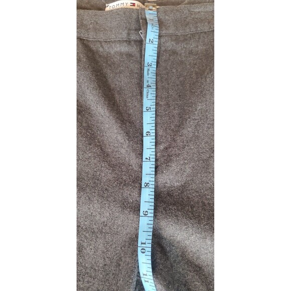 Tommy Hilfiger Pants Womens 16 Gray Dress Slack 98% Wool High Rise Work VTG Y2K - Picture 12 of 12